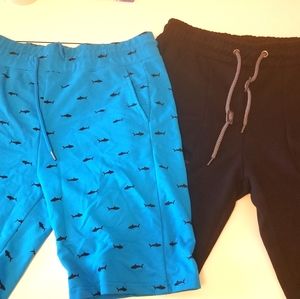 Black and Blue shark shorts